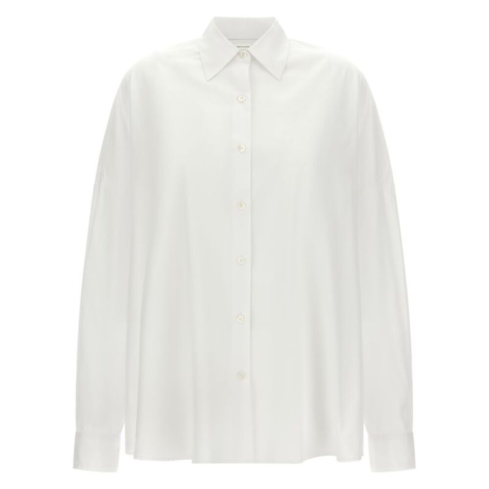 Dries Van Noten White Cotton Women's Blouse
